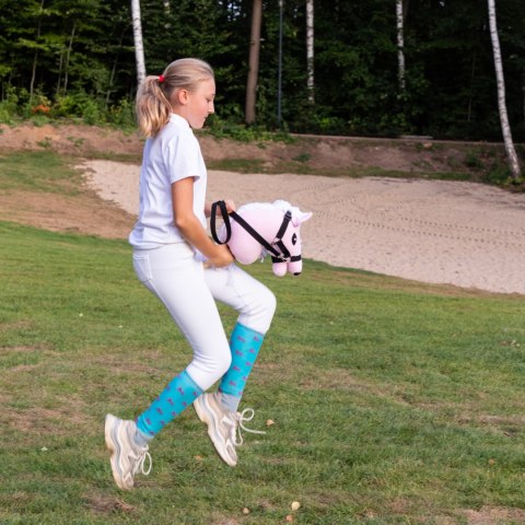 Hobby Horse Skippi - koń na kiju - różowy A5 - lekki i poręczny Hobby Horse Skippi - koń na kiju - różowy A5 - lekki i poręczny