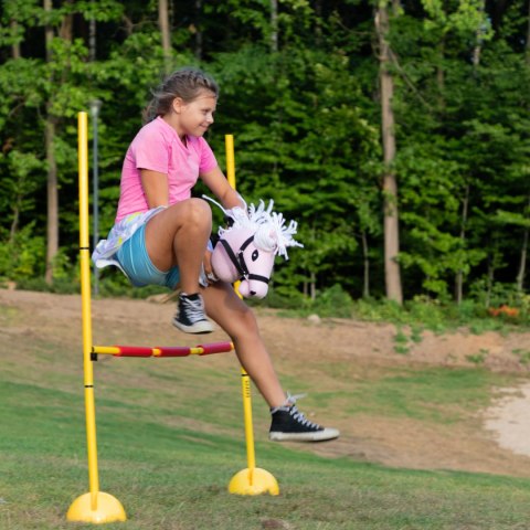 Hobby Horse Skippi - koń na kiju - różowy A5 - lekki i poręczny Hobby Horse Skippi - koń na kiju - różowy A5 - lekki i poręczny