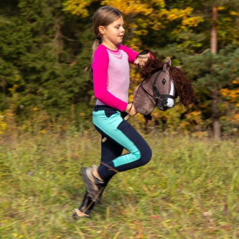 Hobby horse Skippi gniady koń kiju duży A3 kantar Hobby horse Skippi gniady koń kiju duży A3 kantar