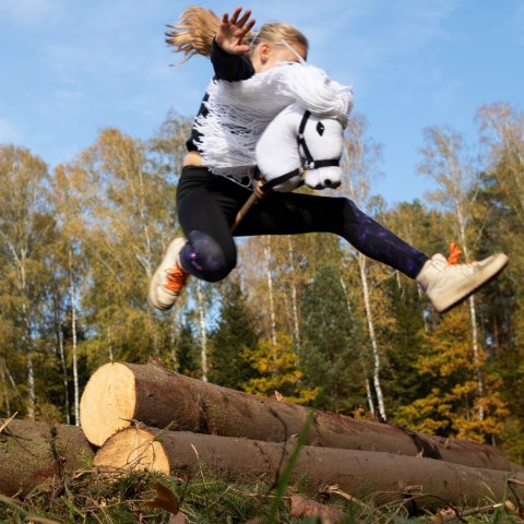 Hobby horse Skippi koń na kiju duży A3 kantar Hobby horse Skippi koń na kiju duży A3 kantar