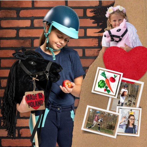Hobby horse Skippi koń na kiju duży A3 kantar Hobby horse Skippi koń na kiju duży A3 kantar
