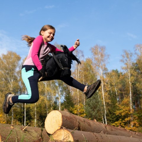Hobby horse Skippi koń na kiju duży A3 kantar Hobby horse Skippi koń na kiju duży A3 kantar
