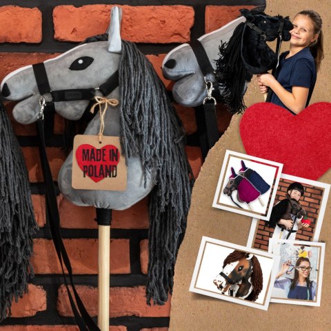 Hobby horse Skippi koń na kiju duży A3 kantar Hobby horse Skippi koń na kiju duży A3 kantar