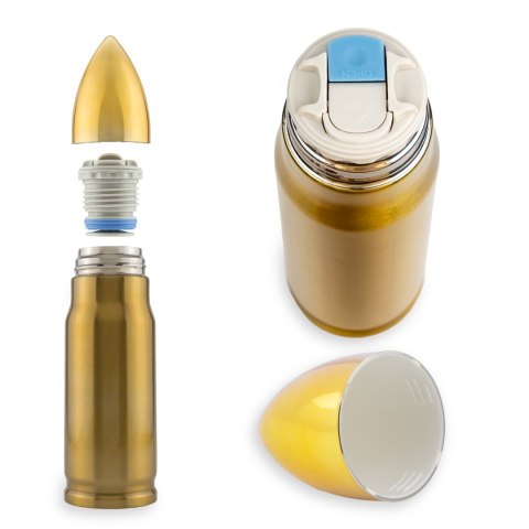 Termos Pocisk 500 ml - prezent dla niego - dla ojca - dla fana militariów Termos Pocisk 500 ml - prezent dla niego - dla ojca - dla fana militariów