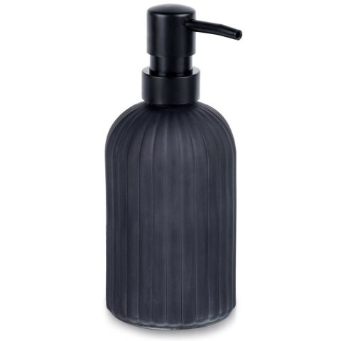 Dozownik do mydła szklany czarny 400 ml Dozownik do mydła szklany czarny 400 ml