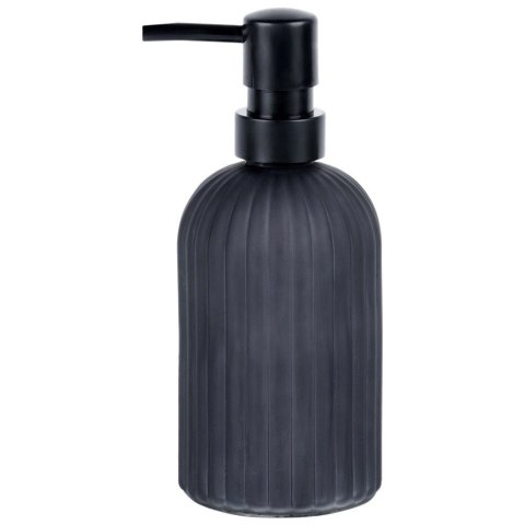 Dozownik do mydła szklany czarny 400 ml Dozownik do mydła szklany czarny 400 ml