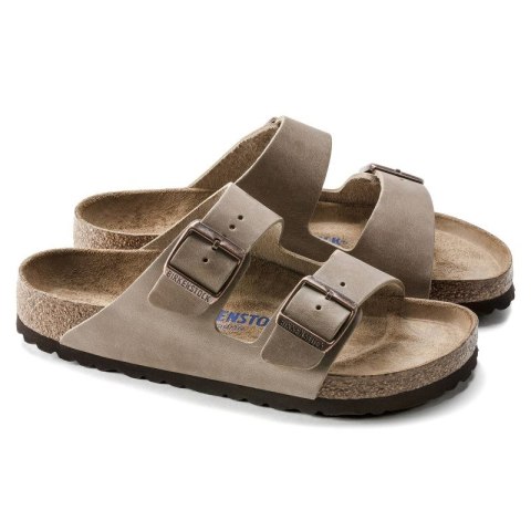 Klapki Birkenstock Arizona Soft Footbed Oiled Leather Tabacco Brown narrow wąskie damskie/męskie (0552813) Klapki Birkenstock Arizona Soft Footbed Oiled Leather Tabacco Brown narrow wąskie damskie/męskie (0552813)