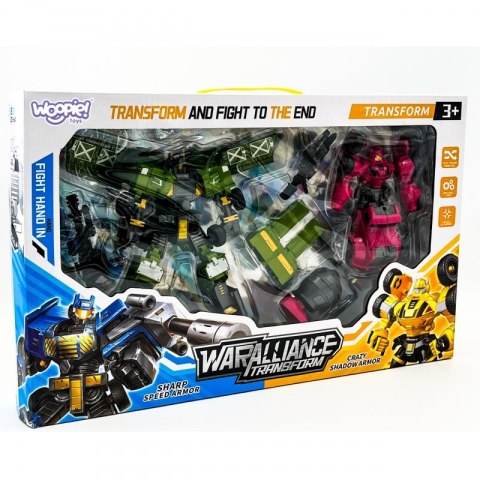 WOOPIE Roboty Transformujące Zestaw 4w1 Samochody Bojowe WOOPIE Roboty Transformujące Zestaw 4w1 Samochody Bojowe