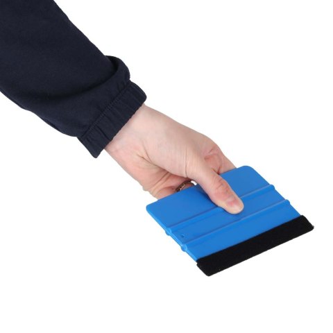 Rakla z filcem typu 3M do aplikacji folii naklejek oklein filc gładzik duża 12,5x8cm