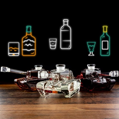 Czołg karafka na alkohol nalewkę prezent na 18 Czołg karafka na alkohol nalewkę prezent na 18