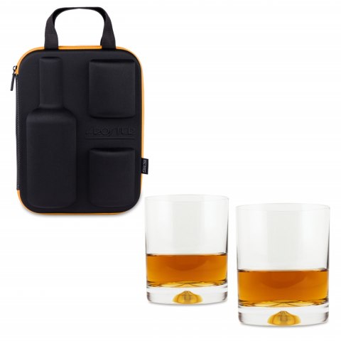 Etui na whisky ze szklankami dla niego chłopaka Etui na whisky ze szklankami dla niego chłopaka