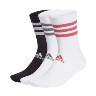Skarpety adidas Glam 3S Cushioned Crew 3Pak GH7542