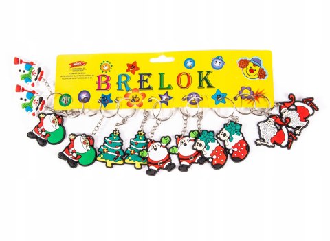 Brelok 12szt BOŻE NARODZENIE Brelok 12szt BOŻE NARODZENIE