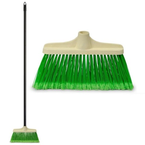 Miotła ogrodowa zielony włos + KIJ Spontex 136cm Miotła ogrodowa zielony włos + KIJ Spontex 136cm