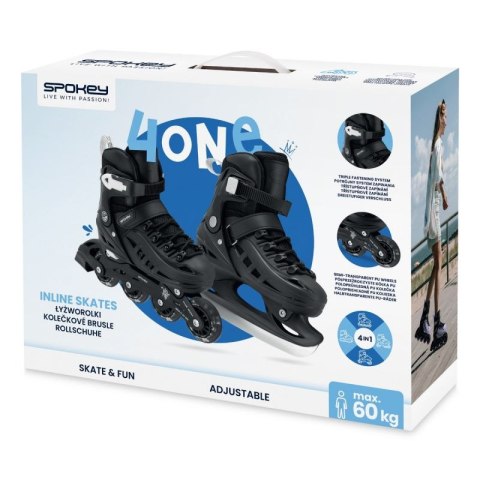 Łyżworolki Spokey 4W1 4One Jr SPK-944648 r. 39-43