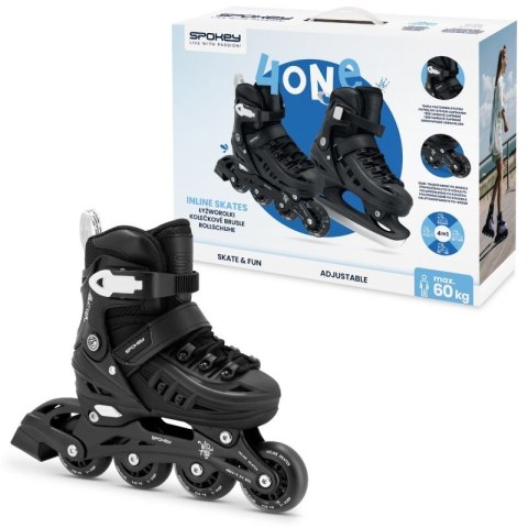Łyżworolki Spokey 4W1 4One Jr SPK-944648 r. 39-43