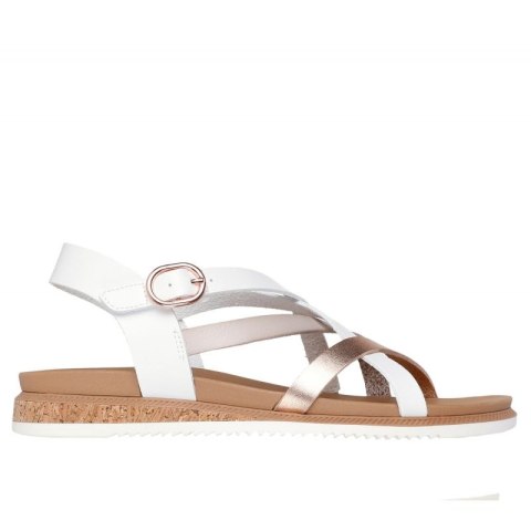 Sandały Skechers Bobs Desert Kiss Low - Peak Rank W 114709-WHT