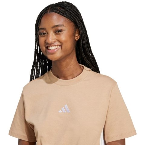 Koszulka adidas Essentials 3-Stripes Cotton W JX7616