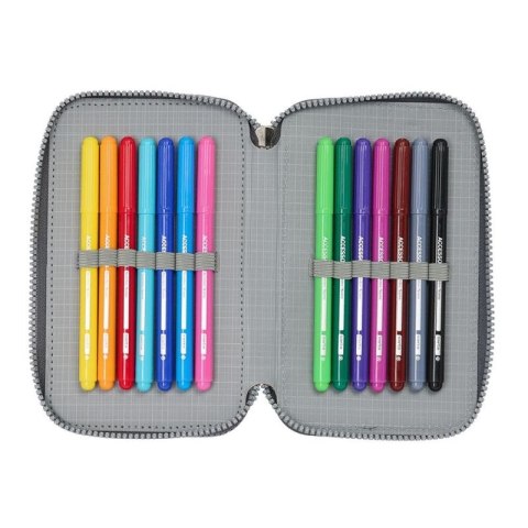 Piórnik z wyposażeniem Real Madryt triple filled pencil case 37 pcs 412524857