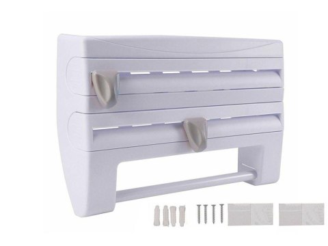 Podajnik do folii i papieru organizer kuchenny 4w1