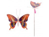 Zabawka 10szt MOTYL świecący w ciemności LED 9x7 cm + tyczka NT0905 Zabawka 10szt MOTYL świecący w ciemności LED 9x7 cm + tyczka NT0905