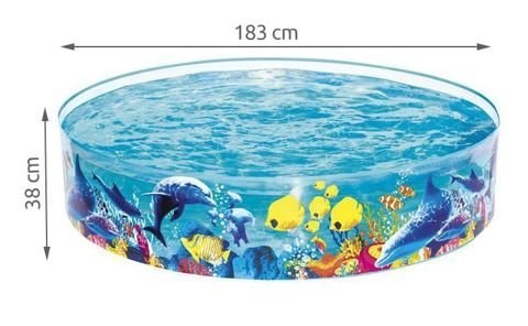 Basen rozporowy 1,83m x 38cm BESTWAY | 55030 Basen rozporowy 1,83m x 38cm BESTWAY | 55030