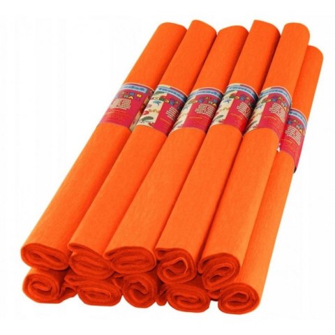 Bibuła 10szt. 200 x 50 c. pomarańcz nr.06 Bibuła 10szt. 200 x 50 c. pomarańcz nr.06