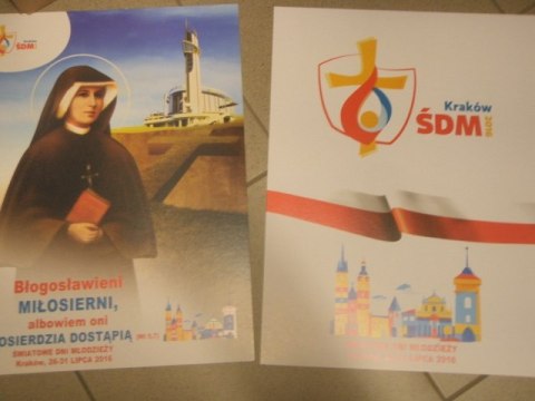 Emblemat 30x40 ŚWIATOWE DNI MŁODZIEŻY 2016 Emblemat 30x40 ŚWIATOWE DNI MŁODZIEŻY 2016