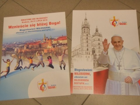 Emblemat 30x40 ŚWIATOWE DNI MŁODZIEŻY 2016 Emblemat 30x40 ŚWIATOWE DNI MŁODZIEŻY 2016