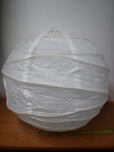 Lampion papierowy 40cm BIAŁY M1601019 Lampion papierowy 40cm BIAŁY M1601019