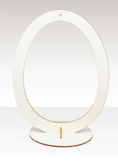Stojak drewniany JAJKO 23x17,5cm | SWD-1752 Stojak drewniany JAJKO 23x17,5cm | SWD-1752