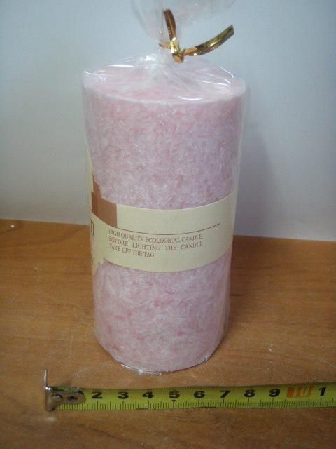Świeca pieńkowa 120/60mm MALINOWA WANILIA Świeca pieńkowa 120/60mm MALINOWA WANILIA