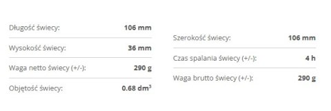 Świeca w ceramice 4szt. BOŻE NARODZENIE MIX Świeca w ceramice 4szt. BOŻE NARODZENIE MIX