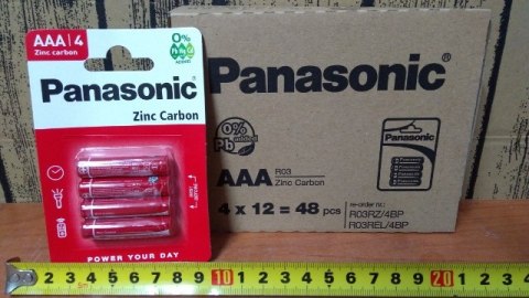 Bateria 48szt. Panasonic R03 blister Bateria 48szt. Panasonic R03 blister
