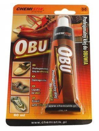 Klej do obuwia 60ml. OBU duży Klej do obuwia 60ml. OBU duży