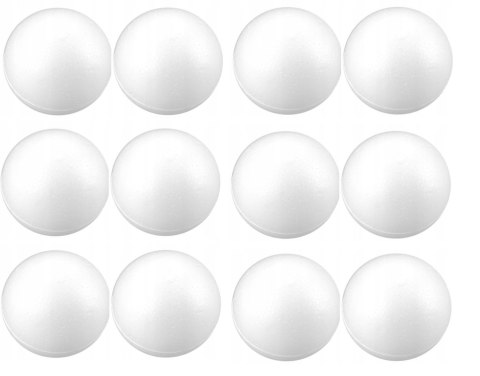 Kula styropianowa 10cm 12szt. | B-10 Kula styropianowa 10cm 12szt. | B-10