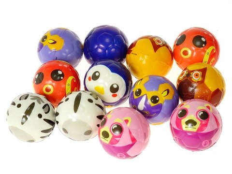 Piłeczka piankowa 6,3cm 12szt ZWIERZAKI Piłeczka piankowa 6,3cm 12szt ZWIERZAKI