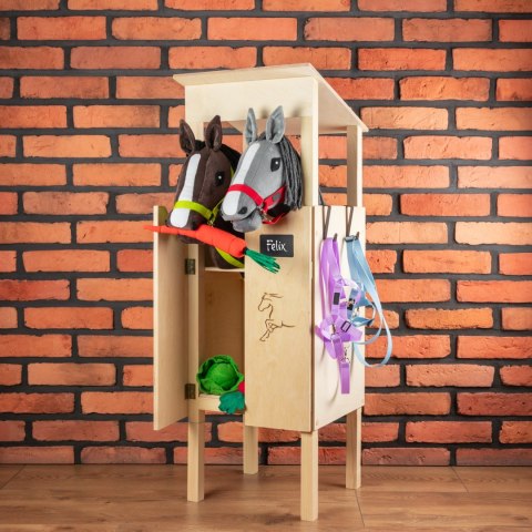 Stajnia dla Hobby Horse Skippi - podwójna, drewniana, polska produkcja Stajnia dla Hobby Horse Skippi - podwójna, drewniana, polska produkcja