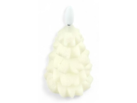 Świeczka led choinka imitacja wosku - 12cm 7309