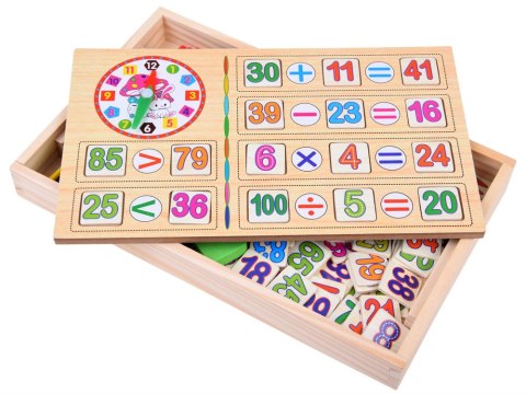Tablica edukacyjna + patyczki do nauki matematyki | ZA2514 Tablica edukacyjna + patyczki do nauki matematyki | ZA2514