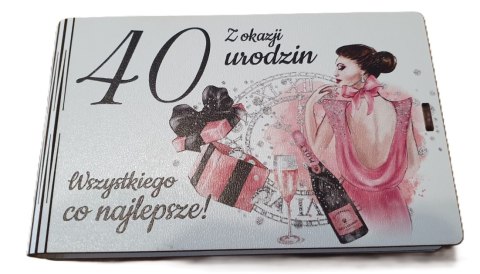 Pudełko na pieniądze 9,5 x 16cm banknotówka kolor 40-TKA ELEGANT PANI 3302-EPI40 Pudełko na pieniądze 9,5 x 16cm banknotówka kolor 40-TKA ELEGANT PANI 3302-EPI40