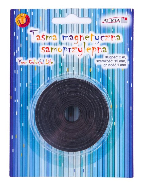 Taśma samoprzylepna magnetyczna 1mm x15mm x2m | 3441 Taśma samoprzylepna magnetyczna 1mm x15mm x2m | 3441