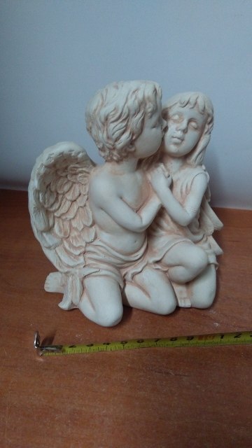 Anioł para CAŁOWANIEC 15cm patyna | 3259 Anioł para CAŁOWANIEC 15cm patyna | 3259