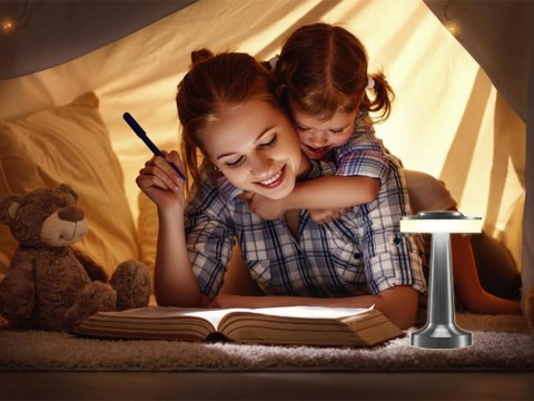 Lampka nocna stołowa dotykowa lampa 3 stopniowa do sypialni bezprzewodowa producenta 12309_S Lampka nocna stołowa dotykowa lampa 3 stopniowa do sypialni bezprzewodowa producenta 12309_S