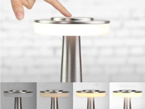 Lampka nocna stołowa dotykowa lampa 3 stopniowa do sypialni bezprzewodowa producenta 12309_S Lampka nocna stołowa dotykowa lampa 3 stopniowa do sypialni bezprzewodowa producenta 12309_S
