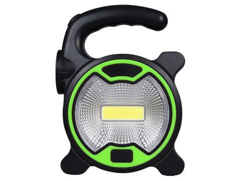 Mocna lampa latarka warsztatowa led cob z uchwytem halogen na baterie 11303_Z Mocna lampa latarka warsztatowa led cob z uchwytem halogen na baterie 11303_Z