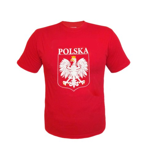 Koszulka z nadrukiem "Biało-Czerwoni" czerwona - rozmiar XL Koszulka z nadrukiem "Biało-Czerwoni" czerwona - rozmiar XL