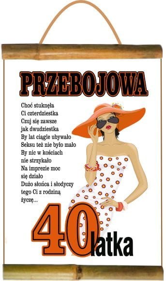 Dyplom URODZINY ''40'' dla Pani Dyplom URODZINY ''40'' dla Pani