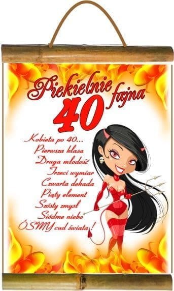Dyplom URODZINY ''40'' dla Pani Dyplom URODZINY ''40'' dla Pani
