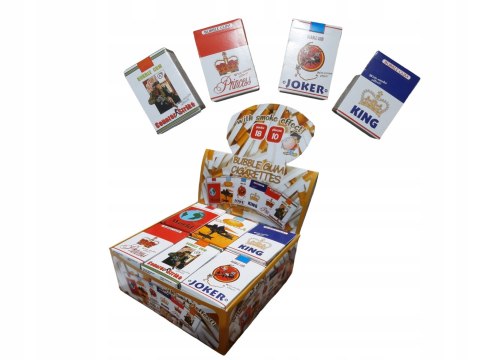 Guma do żucia papierosy JOKER BUBBLE GUM 18 paczek x 10 szt. Guma do żucia papierosy JOKER BUBBLE GUM 18 paczek x 10 szt.